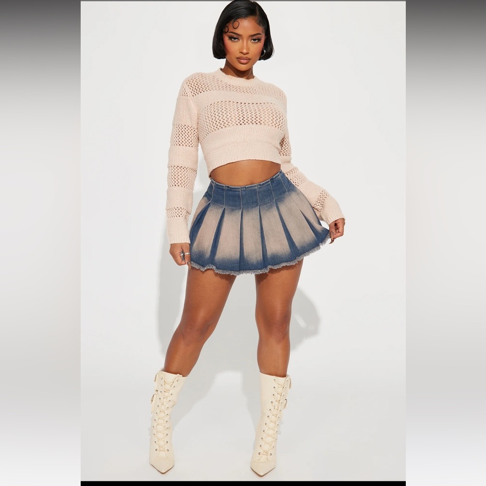 Keke Denim Mini Skirt